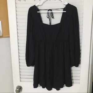 Forever 21 Black Long Sleeve Dress
